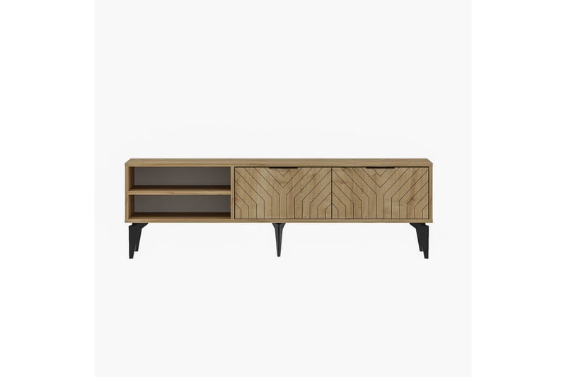 Lyven Tv-bänk 160 cm - Brun - Möbler - Tv möbel & mediamöbel - TV bänk & mediabänk