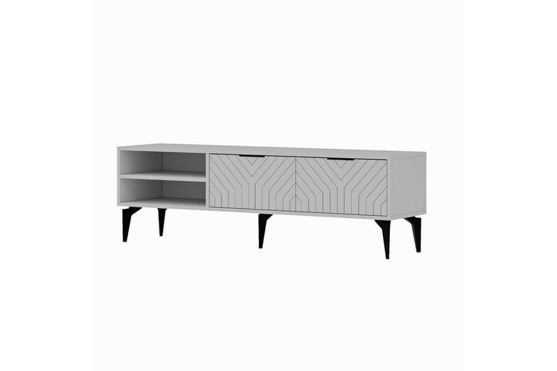 Lyven Tv-bänk 160 cm - Vit - Möbler - Tv möbel & mediamöbel - TV bänk & mediabänk
