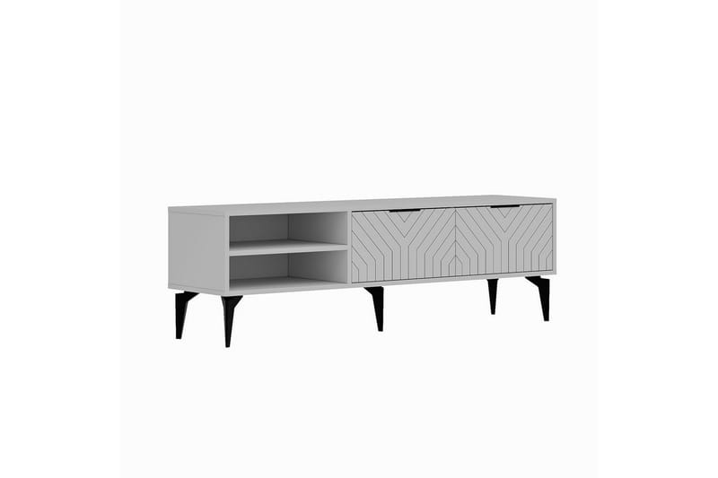 Lyven Tv-bänk 160 cm - Vit - Möbler - Tv möbel & mediamöbel - TV bänk & mediabänk