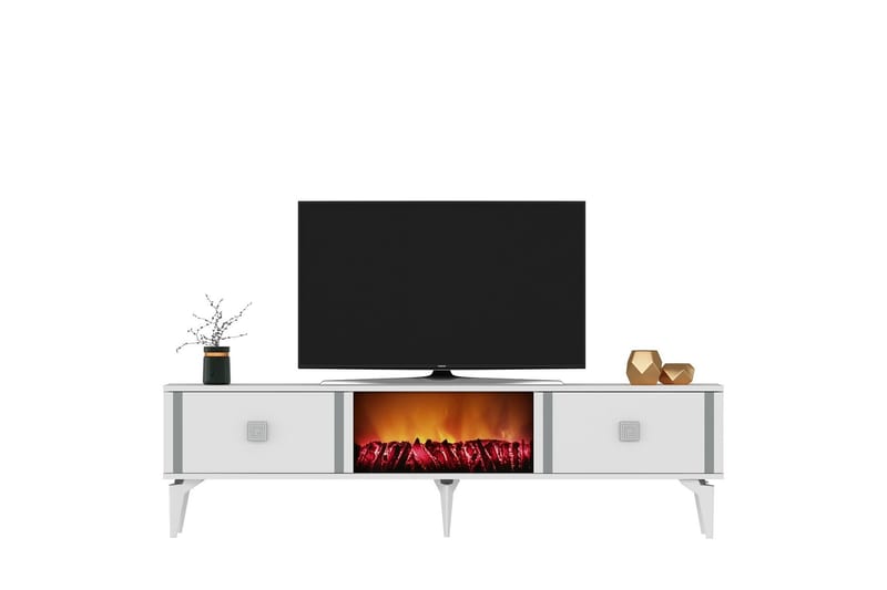 Male Tv-bänk 150 cm - Silver - TV bänk & mediabänk