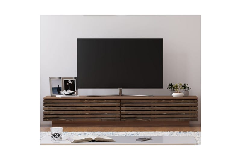 Malric TV Bänk 180 cm i Ek - Brun - Möbler - Tv möbel & mediamöbel - TV bänk & mediabänk
