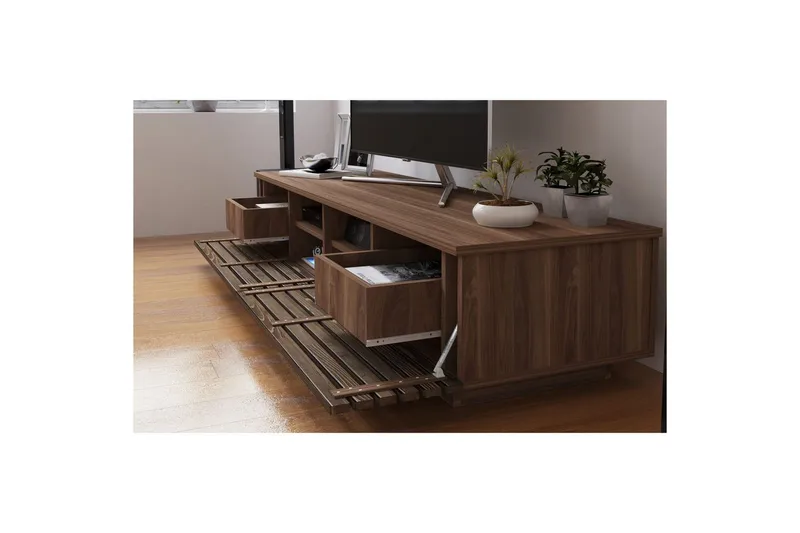 Malric Tv-bänk 180 cm - Natur - Möbler - Tv möbel & mediamöbel - TV bänk & mediabänk