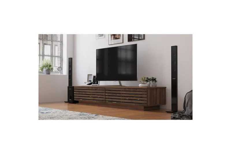 Malric Tv-bänk 180 cm - Natur - Möbler - Tv möbel & mediamöbel - TV bänk & mediabänk