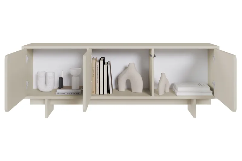 Marinport Tv-bänk 150 cm - Beige - Möbler - Tv möbel & mediamöbel - TV bänk & mediabänk