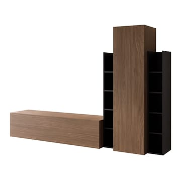 Marlic Tv-möbel 230 cm - Brun|svart - Möbler - Tv möbel & mediamöbel - TV-möbelset