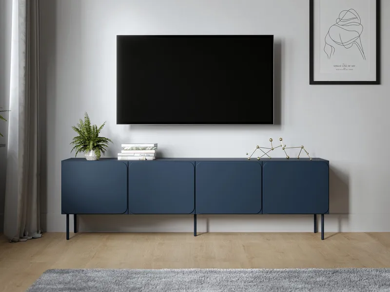 Marros Tv-bänk 200 cm - Blå - Möbler - Tv möbel & mediamöbel - TV skåp