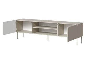 Marros Tv-bänk 200 cm med hyllor - Beige - Möbler - Tv möbel & mediamöbel - TV bänk & mediabänk