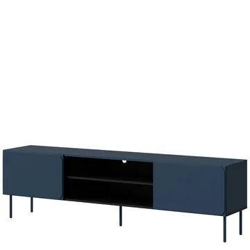 Marros Tv-bänk 200 cm med hyllor - Blå - Möbler - Tv möbel & mediamöbel - TV bänk & mediabänk