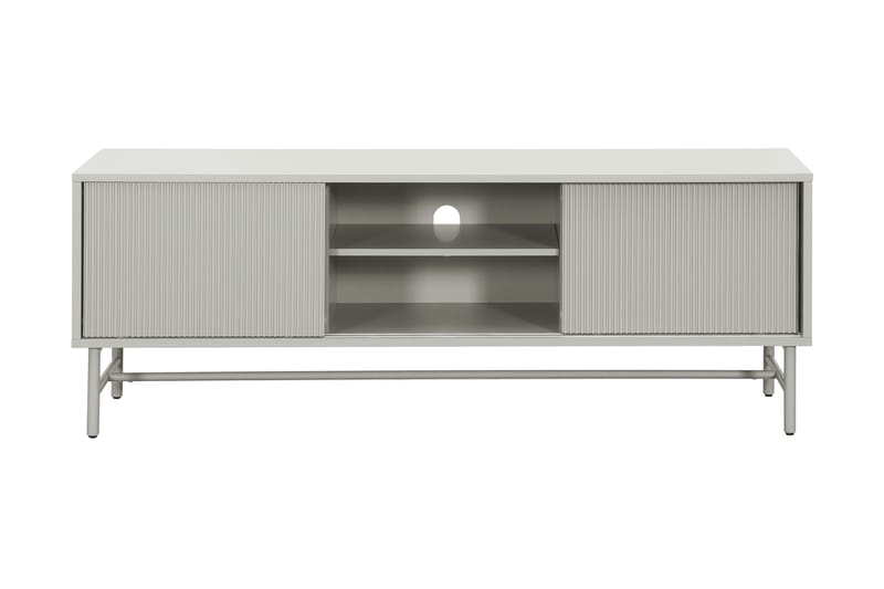 Matterhorn Smal tv-bänk med förvaring 40 cm djup 157 cm bred 58 cm hög - Beige - Möbler - Tv möbel & mediamöbel - TV bänk & mediabänk