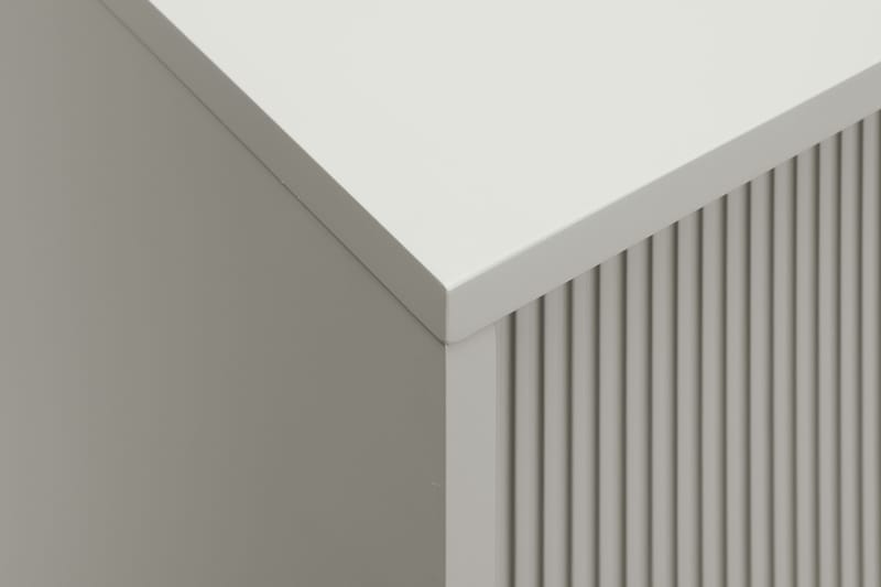 Matterhorn Smal tv-bänk med förvaring 40 cm djup 157 cm bred 58 cm hög - Beige - Möbler - Tv möbel & mediamöbel - TV bänk & mediabänk