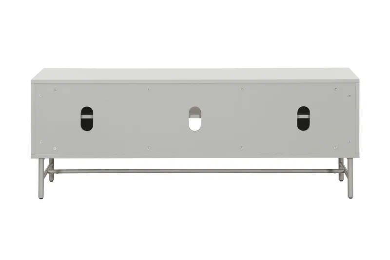 Matterhorn Smal tv-bänk med förvaring 40 cm djup 157 cm bred 58 cm hög - Beige - Möbler - Tv möbel & mediamöbel - TV bänk & mediabänk