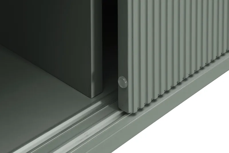 Matterhorn Smal tv-bänk med förvaring 40 cm djup 157 cm bred 58 cm hög - Grön - Möbler - Tv möbel & mediamöbel - TV bänk & mediabänk