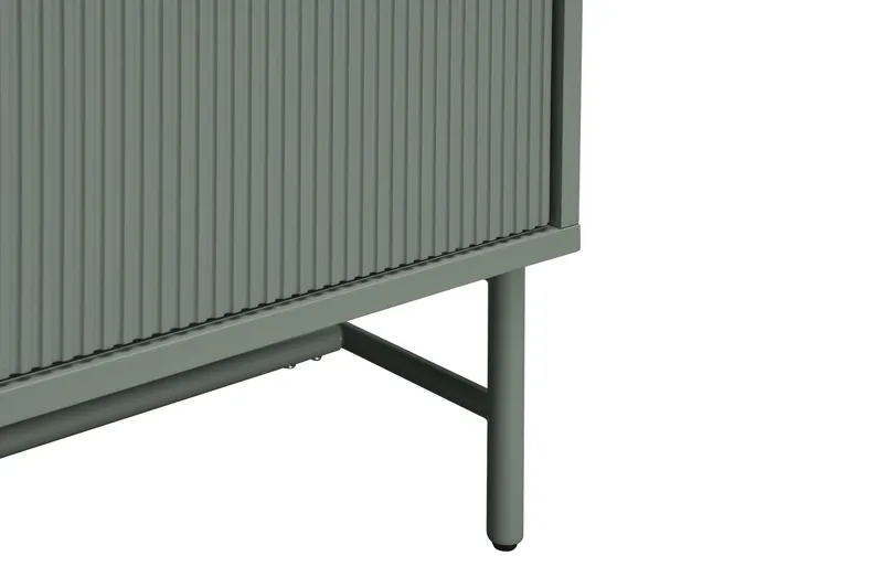 Matterhorn Smal tv-bänk med förvaring 40 cm djup 157 cm bred 58 cm hög - Grön - Möbler - Tv möbel & mediamöbel - TV bänk & mediabänk