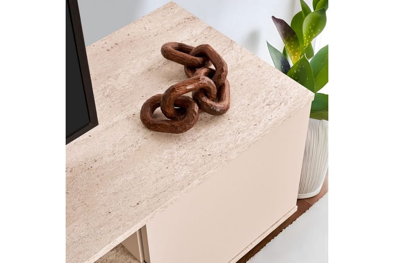 Meni Tv-bänk 180 cm - Mörkbrun/Taupe - Möbler - Tv möbel & mediamöbel - TV bänk & mediabänk