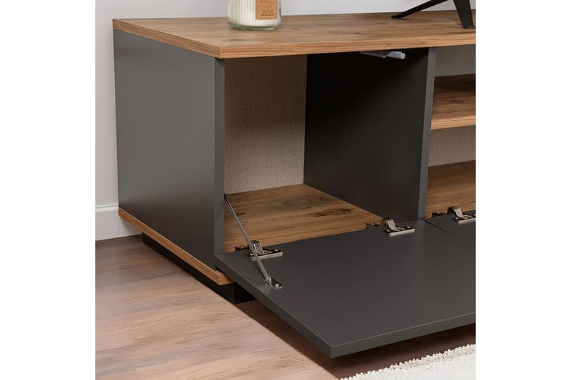 Meni Tv-bänk 180 cm - Natur/Antracit - Möbler - Tv möbel & mediamöbel - TV bänk & mediabänk