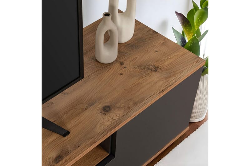 Meni Tv-bänk 180 cm - Natur/Antracit - Möbler - Tv möbel & mediamöbel - TV bänk & mediabänk