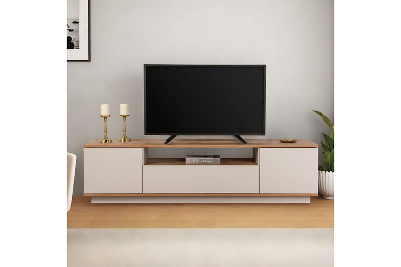 Meni Tv-bänk 180 cm - Natur/Gul - Möbler - Tv möbel & mediamöbel - TV bänk & mediabänk