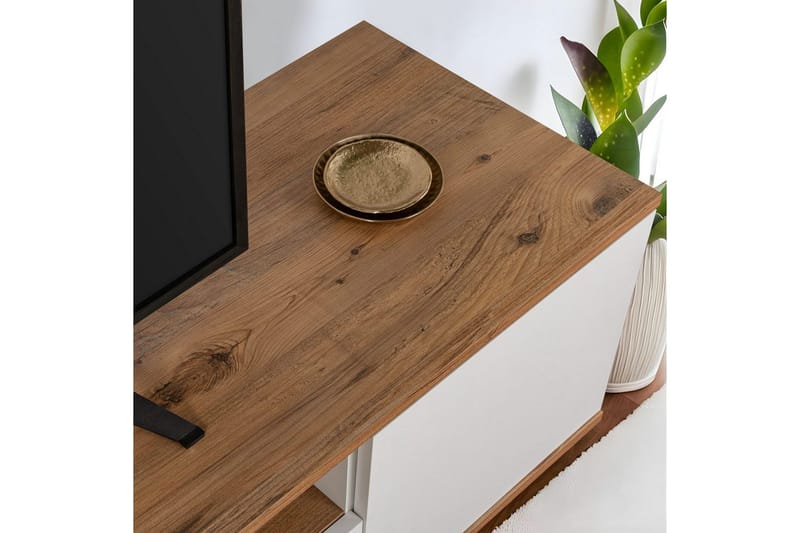 Meni Tv-bänk 180 cm - Natur/Vit - Möbler - Tv möbel & mediamöbel - TV bänk & mediabänk