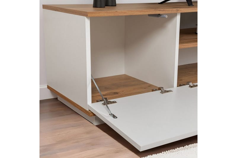 Meni Tv-bänk 180 cm - Natur/Vit - Möbler - Tv möbel & mediamöbel - TV bänk & mediabänk