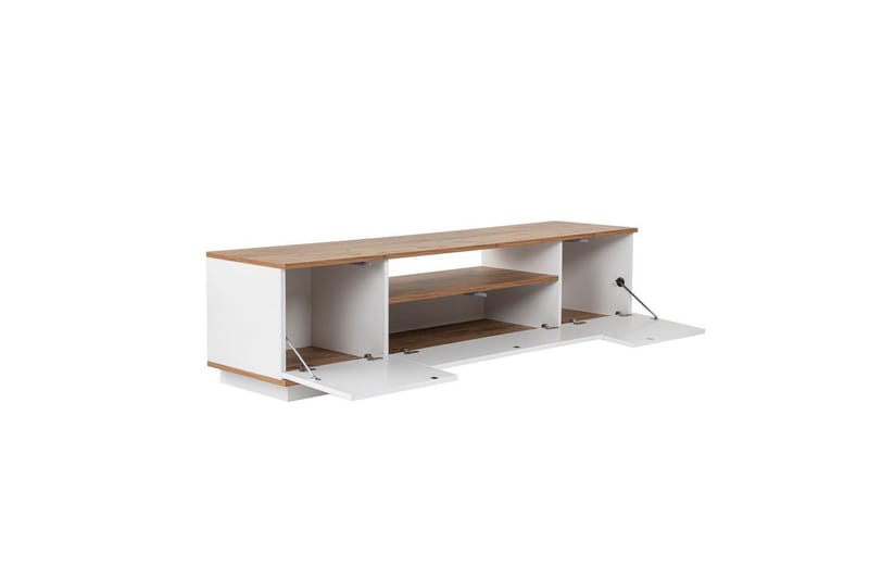 Meni Tv-bänk 180 cm - Natur/Vit - Möbler - Tv möbel & mediamöbel - TV bänk & mediabänk
