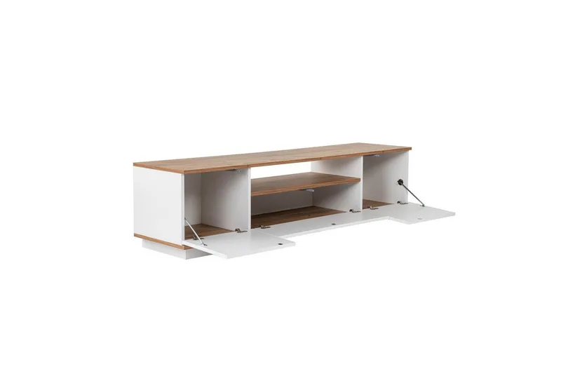 Meni Tv-bänk 180 cm - Natur/Vit - Möbler - Tv möbel & mediamöbel - TV bänk & mediabänk