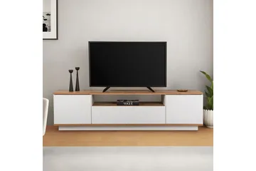 Meni Tv-bänk 180 cm - Natur/Vit - Möbler - Tv möbel & mediamöbel - TV bänk & mediabänk