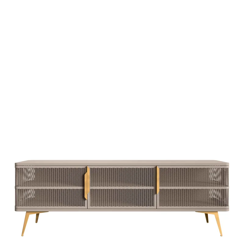 Mireva Tv-bänk 180 cm, beige, guld