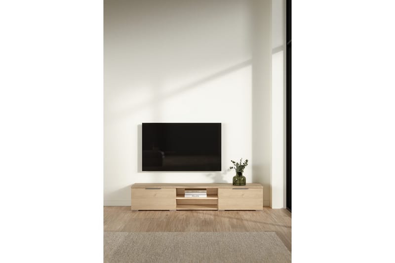 Miwa Tv-stativ 33 cm - Rödfärgat trä - Möbler - Tv möbel & mediamöbel - Mediastativ & väggfäste