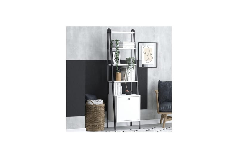 Mojon Bokhylla 44 cm - Svart/Vit - Förvaring - Hylla - Bokhylla