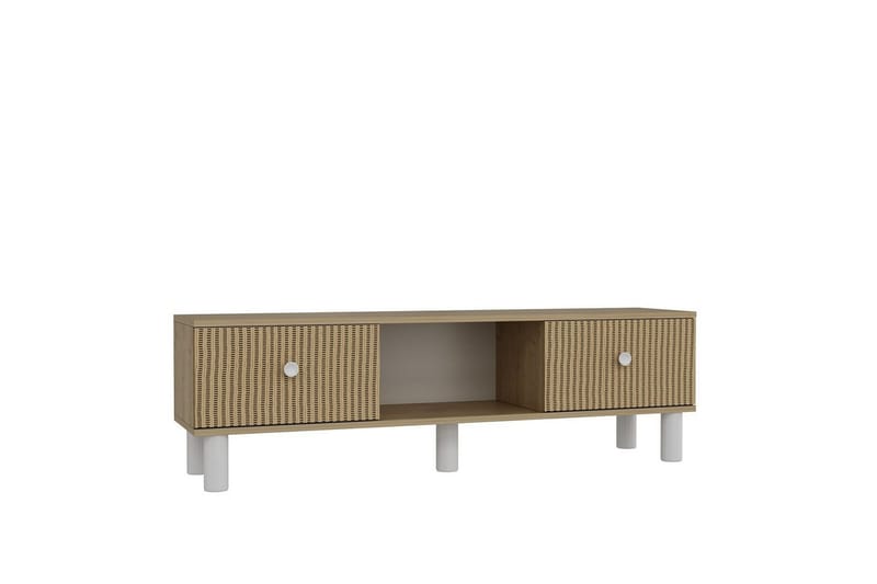Mono Tv-bänk 150 cm - Brun/Rödfärgat trä - Möbler - Tv möbel & mediamöbel - TV bänk & mediabänk
