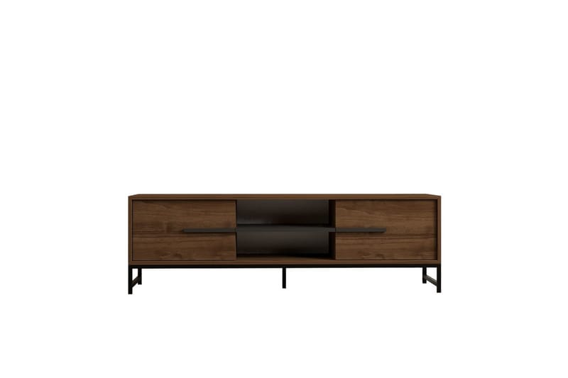 Mono Tv-bänk 160 cm - Mörkfärgat trä - Möbler - Tv möbel & mediamöbel - TV bänk & mediabänk