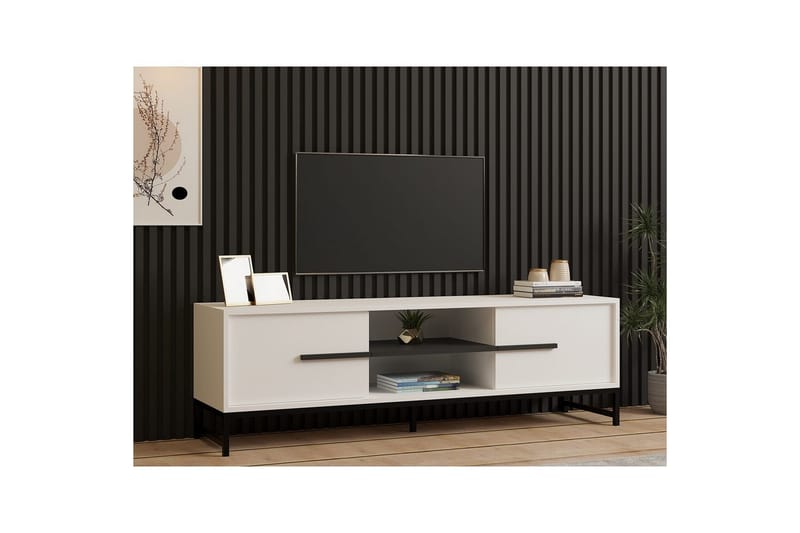 Mono Tv-bänk 160 cm - Vit - Möbler - Tv möbel & mediamöbel - TV bänk & mediabänk
