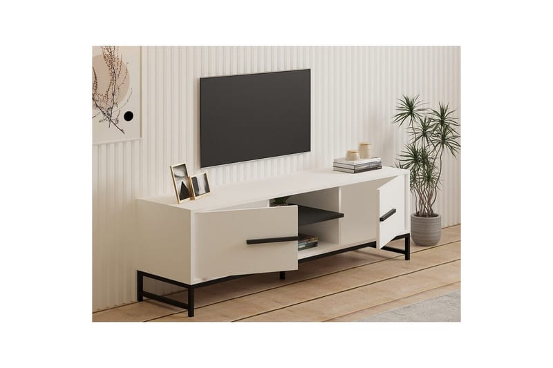 Mono Tv-bänk 160 cm - Vit - Möbler - Tv möbel & mediamöbel - TV bänk & mediabänk