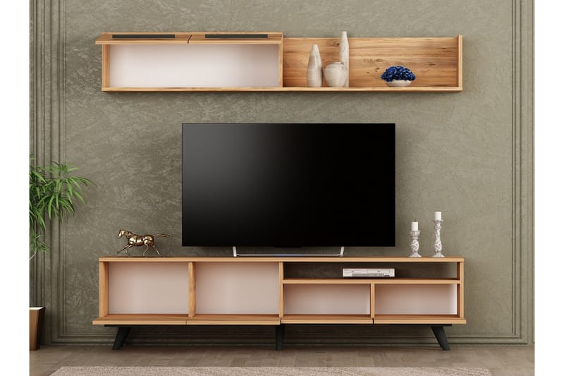 Mono Tv-möbelset 180x22 cm Mörkblå - Hanah Home - TV-möbelset