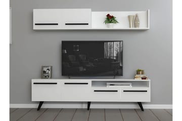 Mono Tv-möbelset 180x22 cm Vit