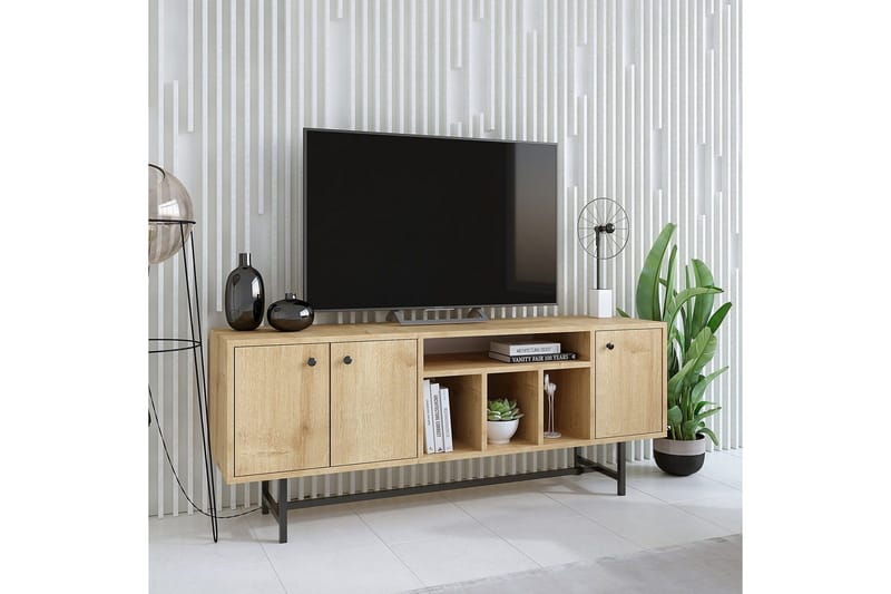Nagouri Tv-bänk 150 cm - Ek - Möbler - Tv möbel & mediamöbel - TV bänk & mediabänk