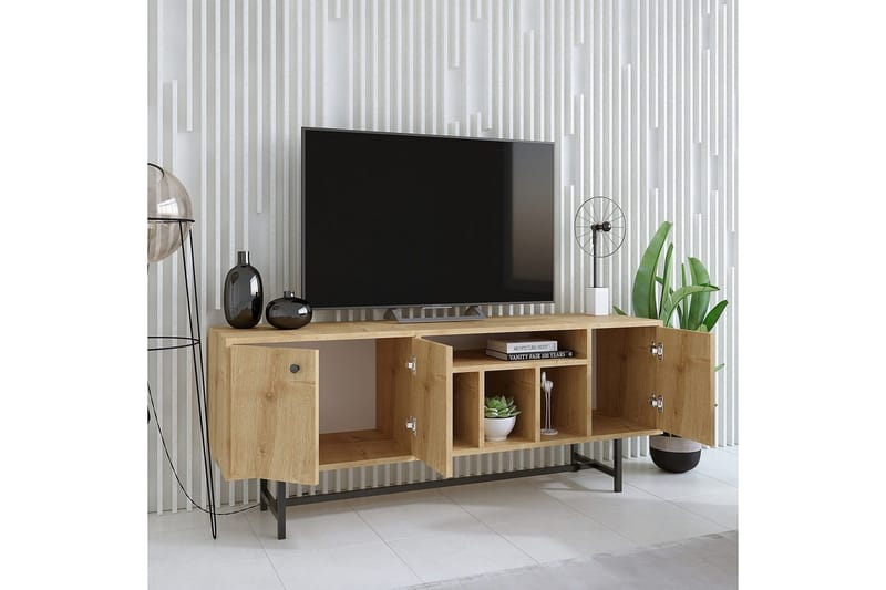 Nagouri Tv-bänk 150 cm - Ek - Möbler - Tv möbel & mediamöbel - TV bänk & mediabänk