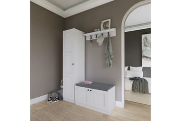 Nagouri Tv-möbelset 130x35 cm - Vit - Möbler - Hallmöbler - Möbelset för hall & entre