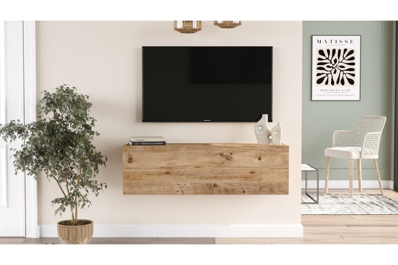 Nagpal Tv-möbelset 100x31,6 cm Mörkblå - Hanah Home - TV-möbelset