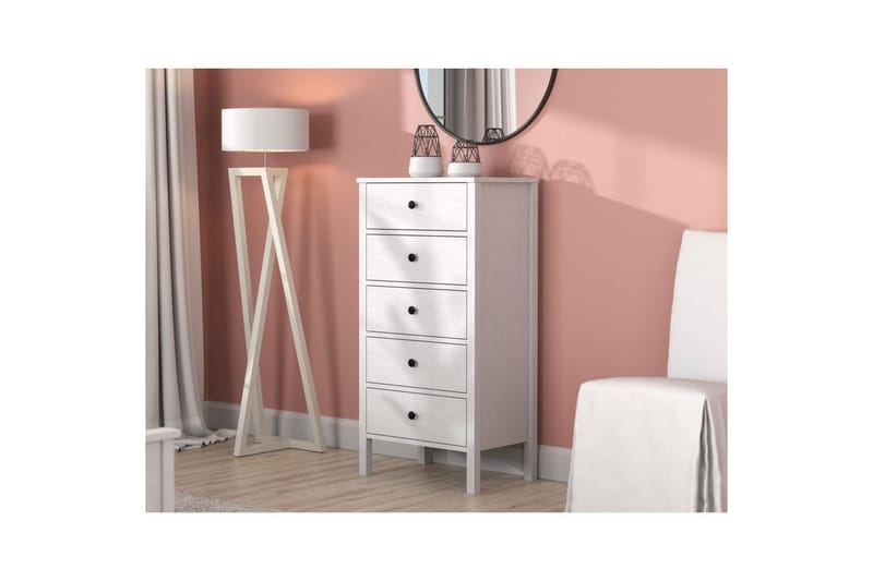 Navric Tv-skåp 58 cm - Natur/Vit - Förvaring - Förvaringsmöbler - Byrå - Hallbyrå