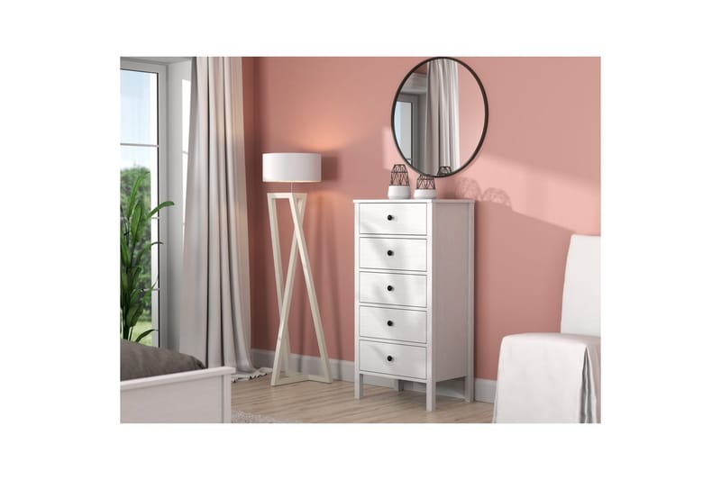 Navric Tv-skåp 58 cm - Natur/Vit - Möbler - Tv möbel & mediamöbel - TV skåp