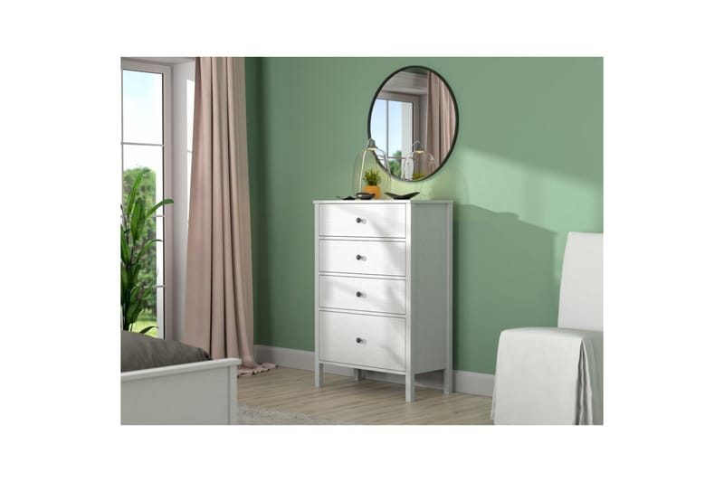 Navric Tv-skåp 77 cm - Natur/Vit - Möbler - Tv möbel & mediamöbel - TV skåp