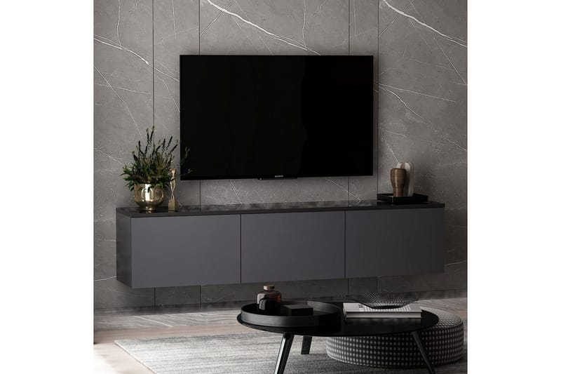 Neon Tv-bänk 160 cm - Antracit - Möbler - Tv möbel & mediamöbel - TV bänk & mediabänk
