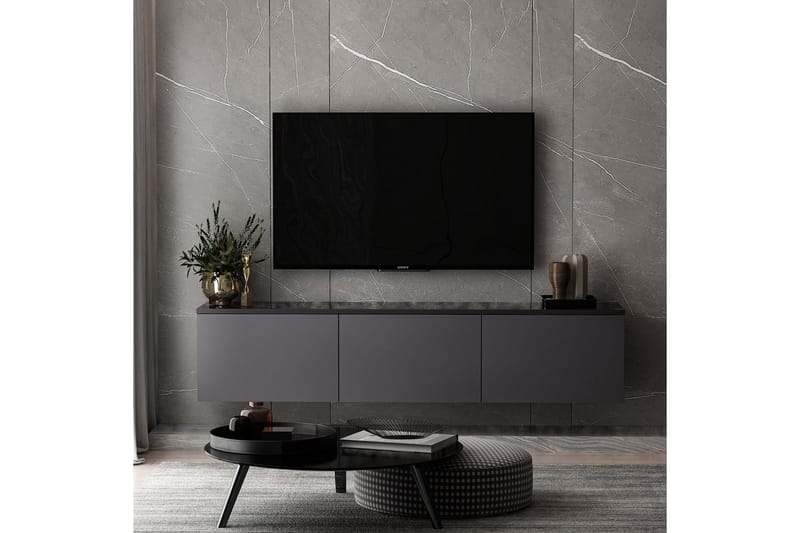 Neon Tv-bänk 160 cm - Antracit - Möbler - Tv möbel & mediamöbel - TV bänk & mediabänk