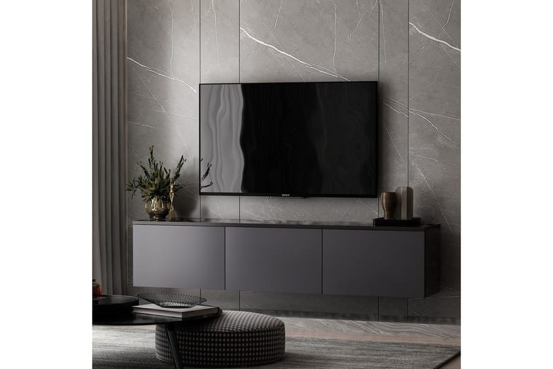 Neon Tv-bänk 160 cm - Antracit - Möbler - Tv möbel & mediamöbel - TV bänk & mediabänk