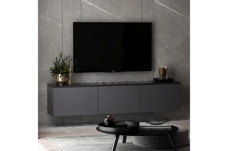 Neon Tv-bänk 160 cm - Antracit - Möbler - Tv möbel & mediamöbel - TV bänk & mediabänk