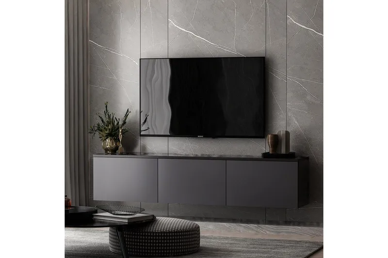 Neon Tv-bänk 160 cm - Antracit - Möbler - Tv möbel & mediamöbel - TV bänk & mediabänk