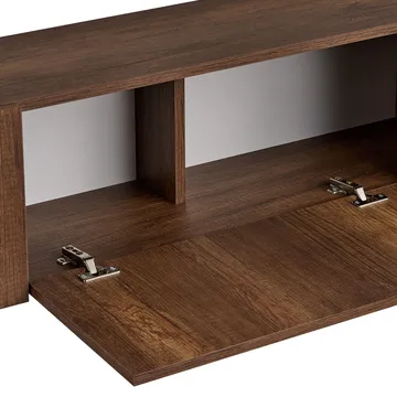 Nexus TV-bänk 180 cm - Barok valnöt och svart - Möbler - Tv möbel & mediamöbel - TV bänk & mediabänk