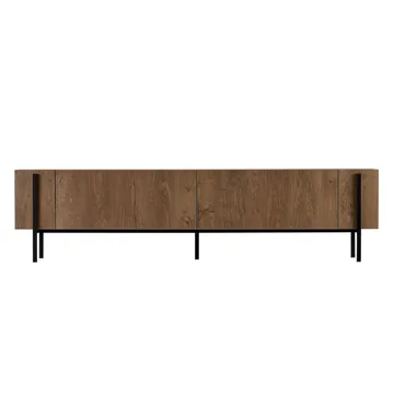Nexus TV-bänk 180 cm - Kafkas Oak och Black - Möbler - Tv möbel & mediamöbel - TV bänk & mediabänk