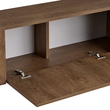 Nexus TV-bänk 180 cm - Kafkas Oak och Black - Möbler - Tv möbel & mediamöbel - TV bänk & mediabänk